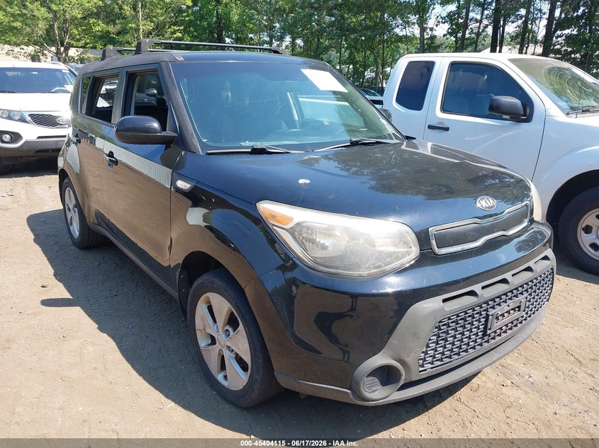 2014 Kia Soul VIN KNDJN2A28E7064318 IAAI salvage auction — NORMAL WEAR, Clear (Virginia), sold $1,050 on 2026-07-09 (photo 1)