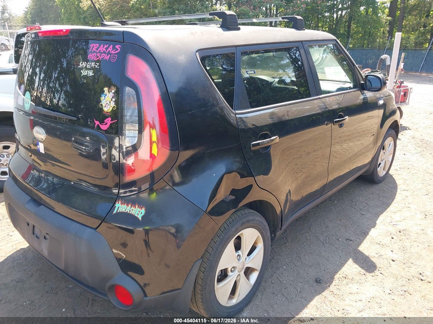 2014 Kia Soul VIN KNDJN2A28E7064318 IAAI salvage auction — NORMAL WEAR, Clear (Virginia), sold $1,050 on 2026-07-09 (photo 6)