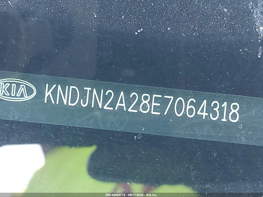 2014 Kia Soul VIN KNDJN2A28E7064318 IAAI salvage auction — NORMAL WEAR, Clear (Virginia), sold $1,050 on 2026-07-09 (photo 9)