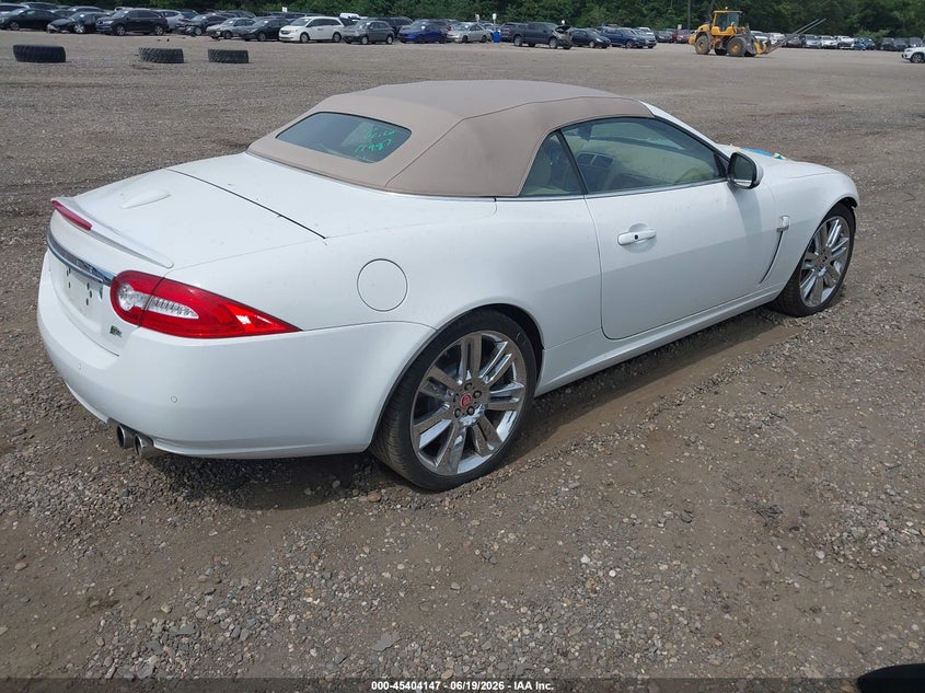 2011 Jaguar Xk series VIN SAJWA4EC0BMB40390 IAAI salvage auction — FRONT END, Mv-907A (New York), sold $7,375 on 2026-07-07 (photo 4)