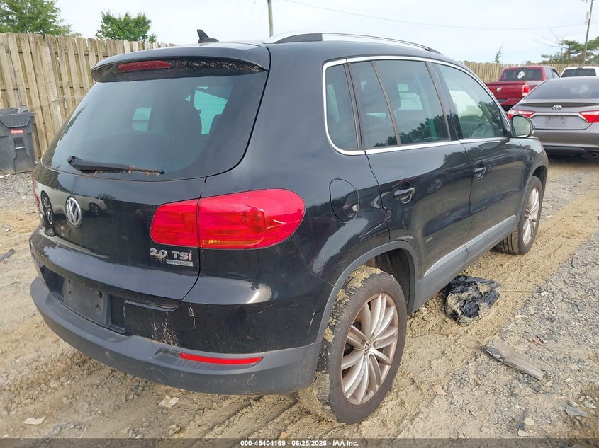 2012 Volkswagen Tiguan VIN WVGBV7AX9CW541012 IAAI salvage auction — NORMAL WEAR, Clear (Virginia), sold $300 on 2026-07-13 (photo 4)