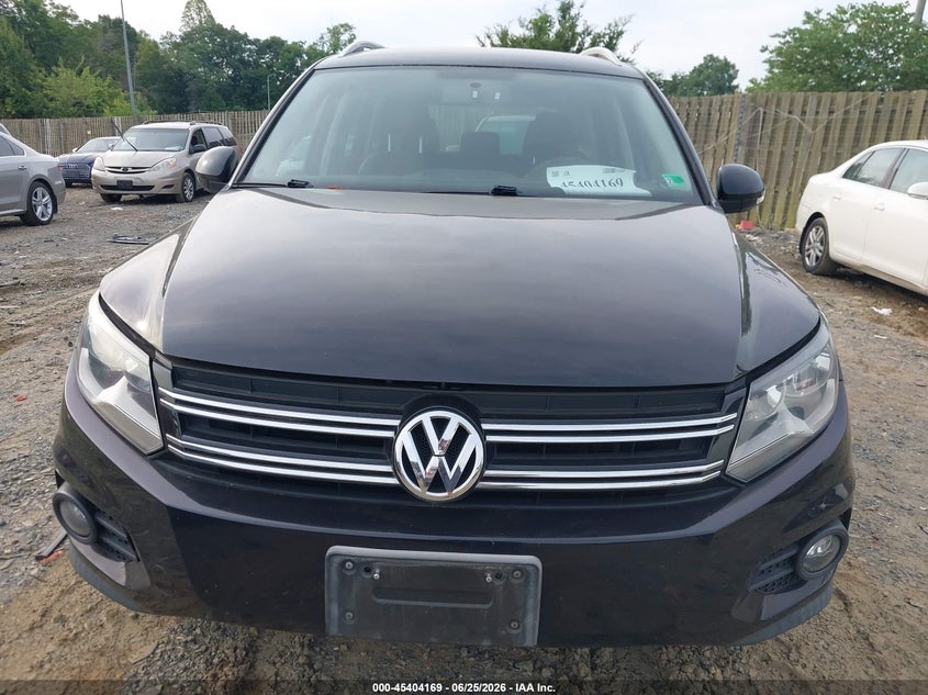 2012 Volkswagen Tiguan VIN WVGBV7AX9CW541012 IAAI salvage auction — NORMAL WEAR, Clear (Virginia), sold $300 on 2026-07-13 (photo 6)