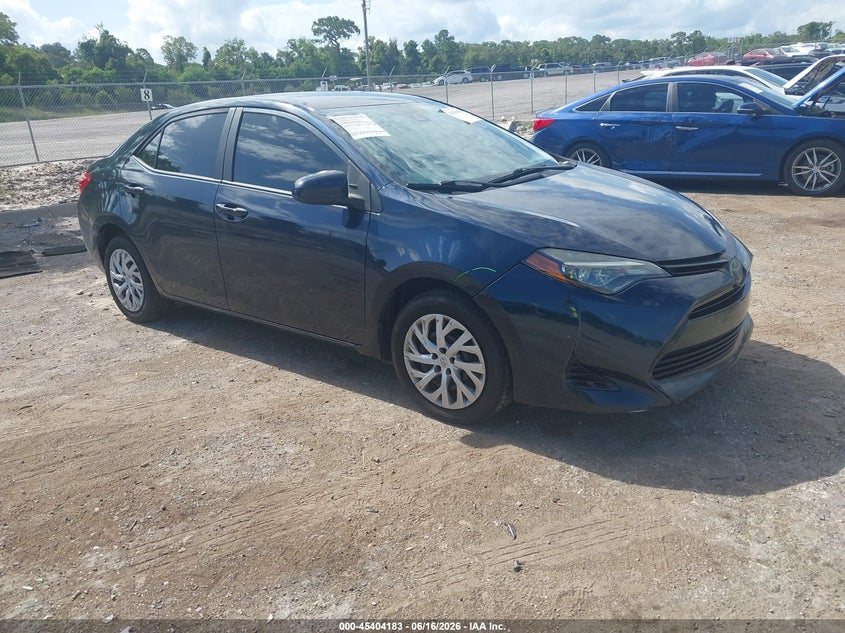 2019 Toyota Corolla VIN 5YFBURHE4KP928016 IAAI salvage auction — LEFT SIDE, Rebuildable (Florida), sold $3,950 on 2026-07-09 (photo 1)