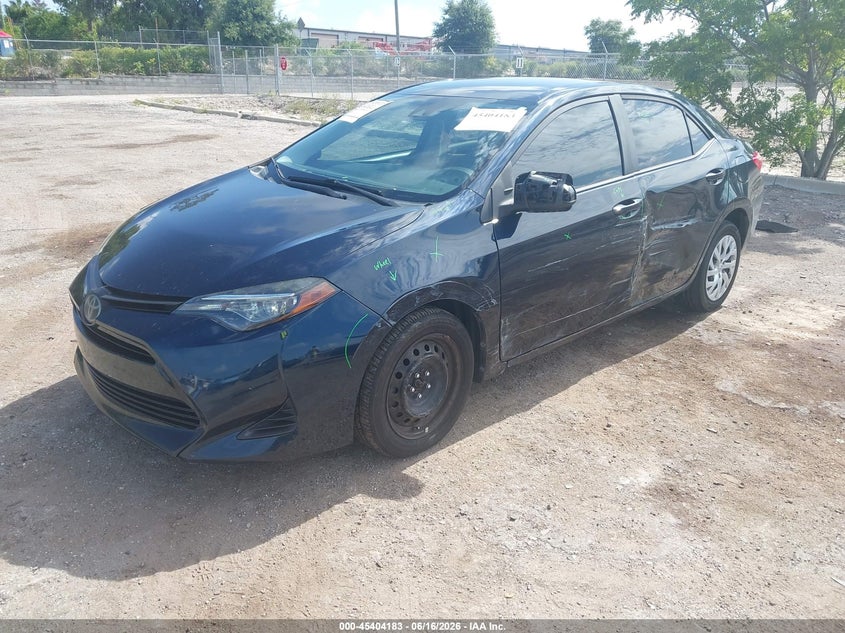 2019 Toyota Corolla VIN 5YFBURHE4KP928016 IAAI salvage auction — LEFT SIDE, Rebuildable (Florida), sold $3,950 on 2026-07-09 (photo 2)
