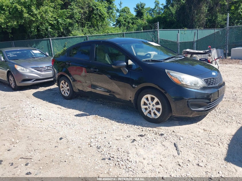 2013 Kia Rio VIN KNADM4A34D6221073 IAAI salvage auction — NORMAL WEAR, Clear-Dealer Only (Maryland), sold $400 on 2026-07-16 (photo 1)