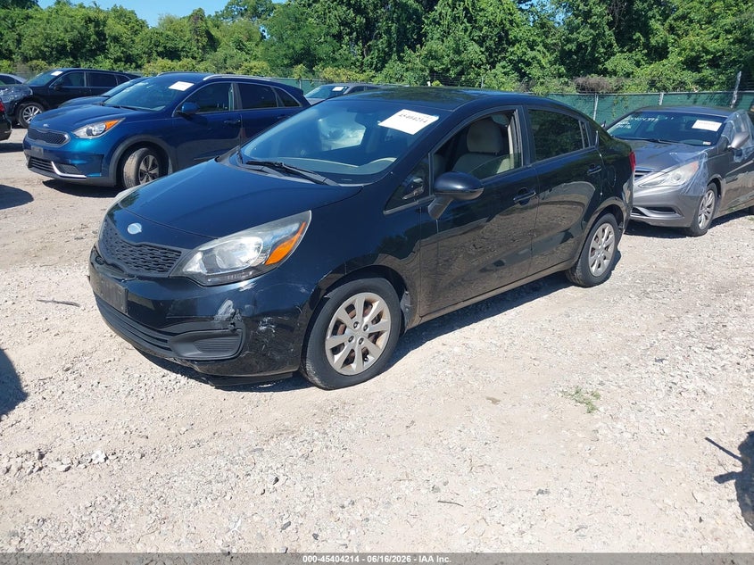 2013 Kia Rio VIN KNADM4A34D6221073 IAAI salvage auction — NORMAL WEAR, Clear-Dealer Only (Maryland), sold $400 on 2026-07-16 (photo 2)