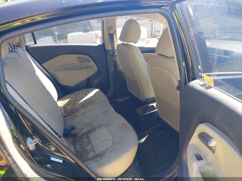 2013 Kia Rio VIN KNADM4A34D6221073 IAAI salvage auction — NORMAL WEAR, Clear-Dealer Only (Maryland), sold $400 on 2026-07-16 (photo 8)