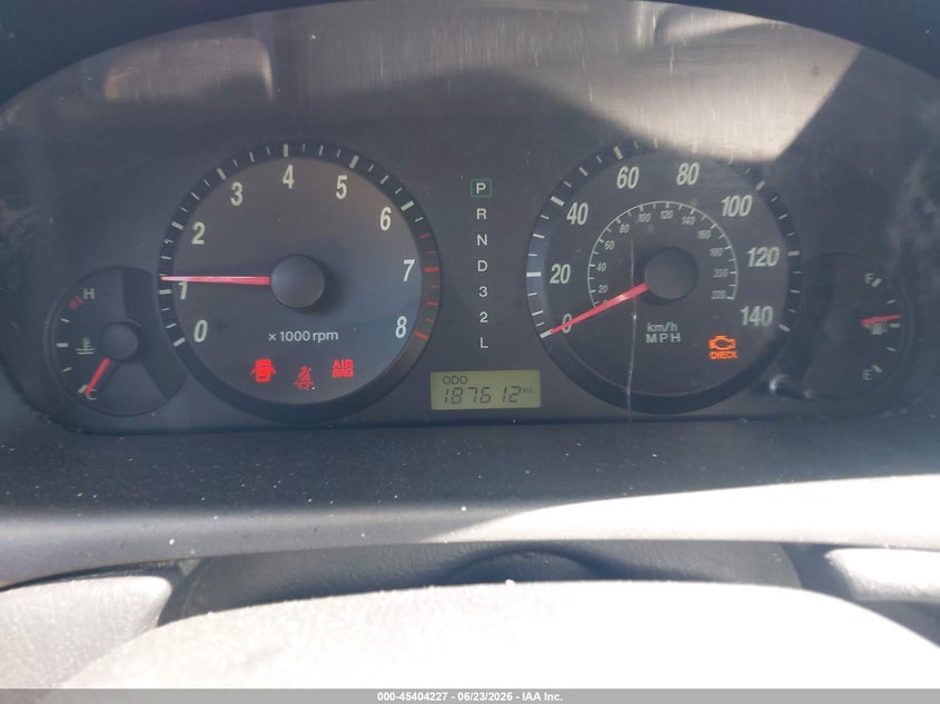 2004 Hyundai Elantra VIN KMHDN46D54U817494 IAAI salvage auction — LEFT SIDE, Salvage (Indiana), sold $325 on 2026-07-15 (photo 7)