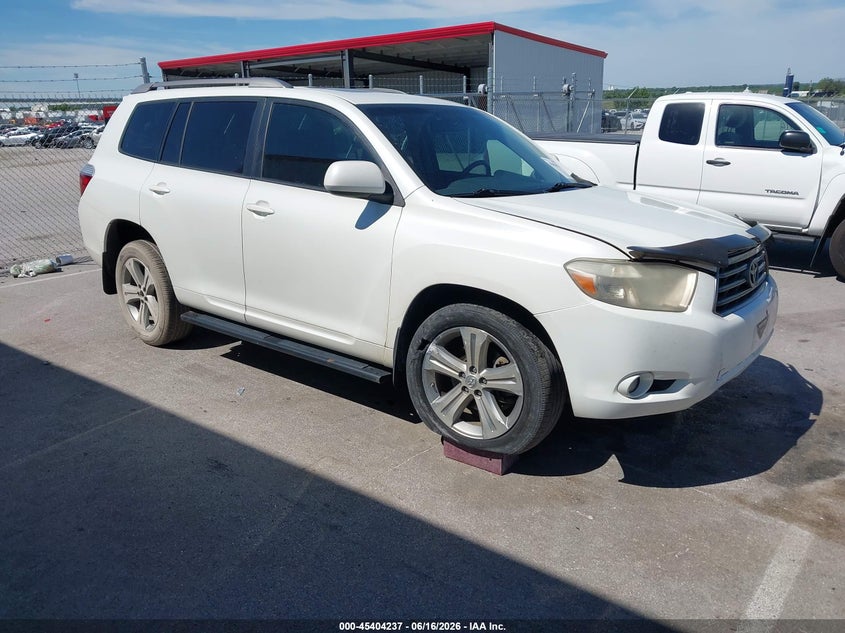 2009 Toyota Highlander VIN JTEES43A992110506 IAAI salvage auction — FRONT END, Certificate Of Title (Nebraska), sold $900 on 2026-07-30 (photo 1)