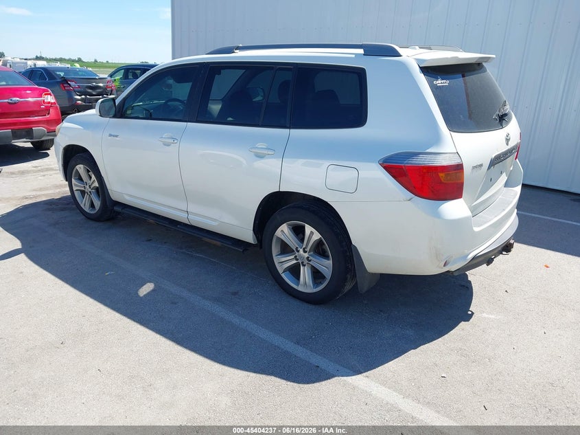 2009 Toyota Highlander VIN JTEES43A992110506 IAAI salvage auction — FRONT END, Certificate Of Title (Nebraska), sold $900 on 2026-07-30 (photo 3)