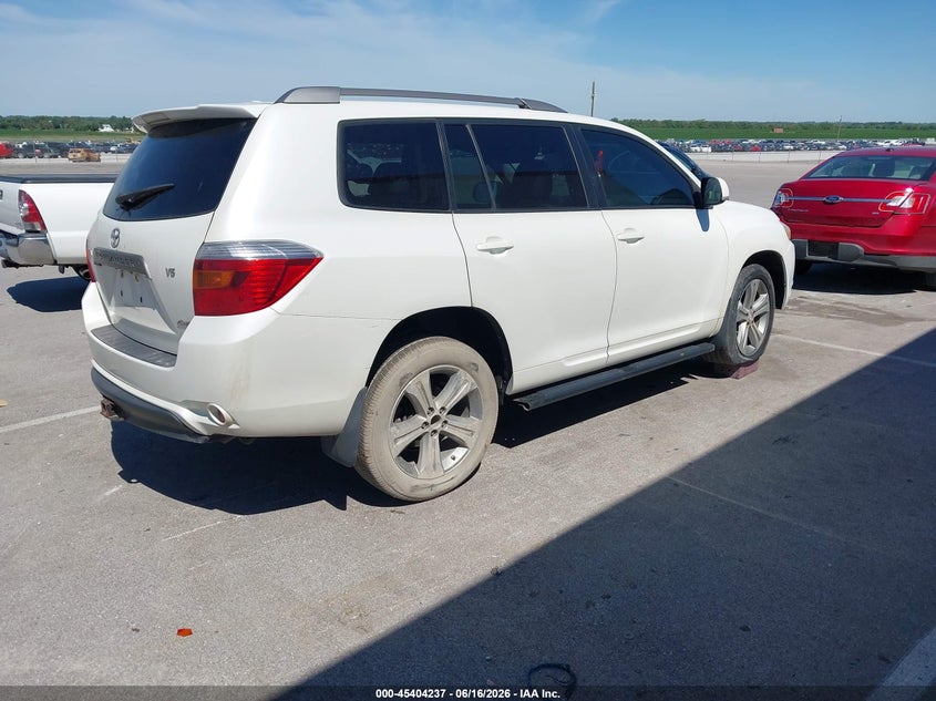 2009 Toyota Highlander VIN JTEES43A992110506 IAAI salvage auction — FRONT END, Certificate Of Title (Nebraska), sold $900 on 2026-07-30 (photo 4)