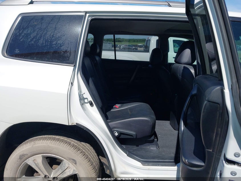 2009 Toyota Highlander VIN JTEES43A992110506 IAAI salvage auction — FRONT END, Certificate Of Title (Nebraska), sold $900 on 2026-07-30 (photo 8)