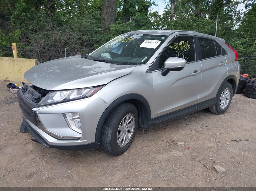 2019 Mitsubishi Eclipse cross VIN JA4AS3AA1KZ013842 IAAI salvage auction — RIGHT FRONT, Salvage (Indiana), sold $2,025 on 2026-07-15 (photo 2)