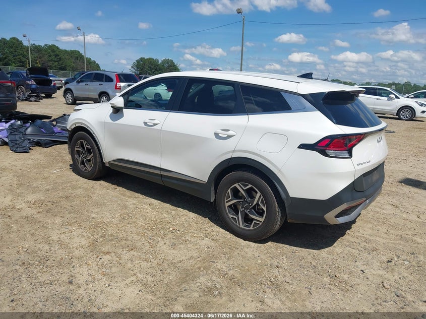 2023 Kia Sportage VIN KNDPU3AF1P7035350 IAAI salvage auction — FRONT END, Salvage (Georgia), sold $7,800 on 2026-07-16 (photo 3)