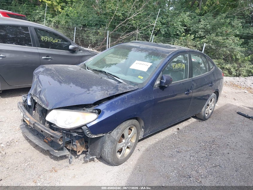 2009 Hyundai Elantra VIN KMHDU46D79U601074 IAAI salvage auction — FRONT END, Clear (Indiana), sold $25 on 2026-07-15 (photo 2)