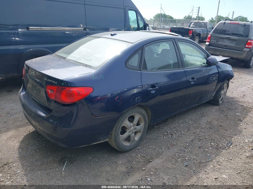2009 Hyundai Elantra VIN KMHDU46D79U601074 IAAI salvage auction — FRONT END, Clear (Indiana), sold $25 on 2026-07-15 (photo 4)