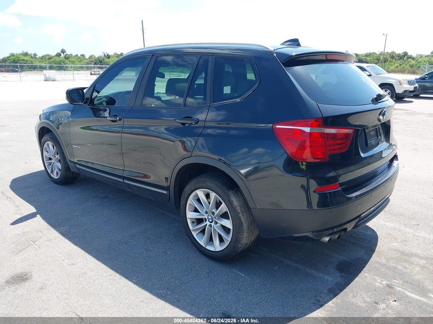 2012 BMW X3 VIN 5UXWX5C58CL724479 IAAI salvage auction — NORMAL WEAR, Clear (Florida), sold $225 on 2026-07-29 (photo 3)