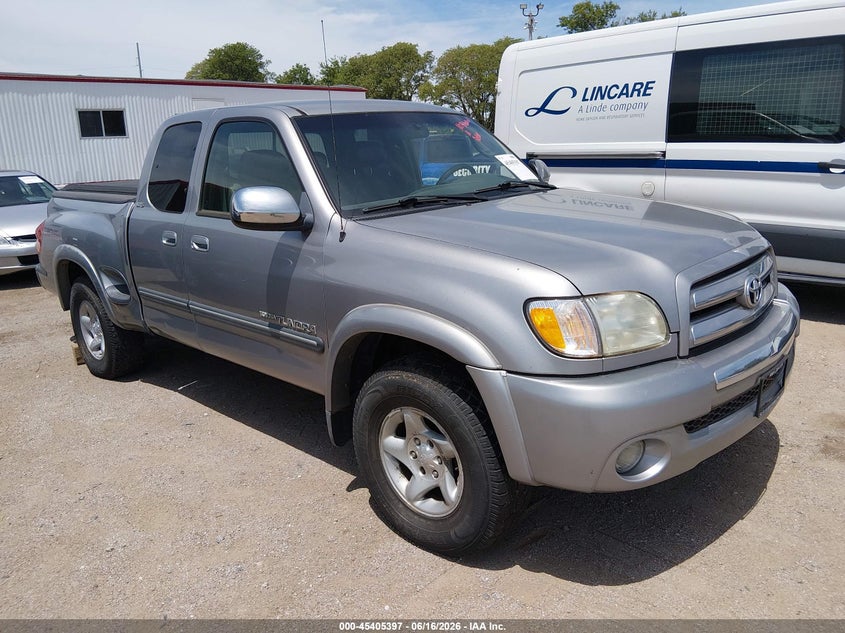 2003 Toyota Tundra VIN 5TBBT441X3S379013 IAAI salvage auction — NORMAL WEAR, Certificate Of Title (Nebraska), sold $800 on 2026-07-23 (photo 1)