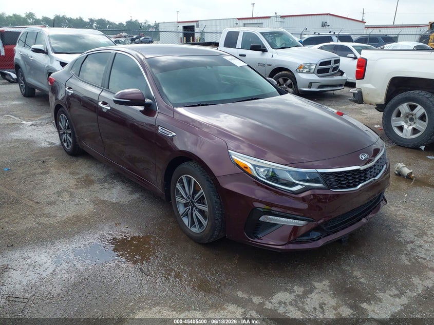 2019 Kia Optima VIN 5XXGT4L39KG352773 IAAI salvage auction — MECHANICAL, Salvage (Louisiana), sold $2,150 on 2026-07-28 (photo 1)