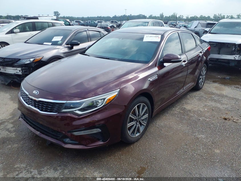 2019 Kia Optima VIN 5XXGT4L39KG352773 IAAI salvage auction — MECHANICAL, Salvage (Louisiana), sold $2,150 on 2026-07-28 (photo 2)