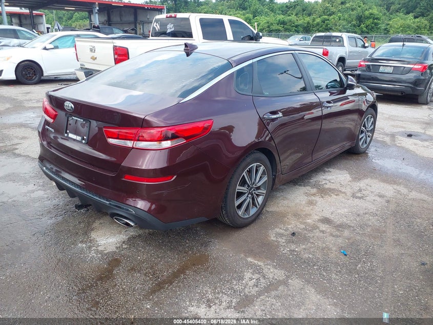 2019 Kia Optima VIN 5XXGT4L39KG352773 IAAI salvage auction — MECHANICAL, Salvage (Louisiana), sold $2,150 on 2026-07-28 (photo 4)