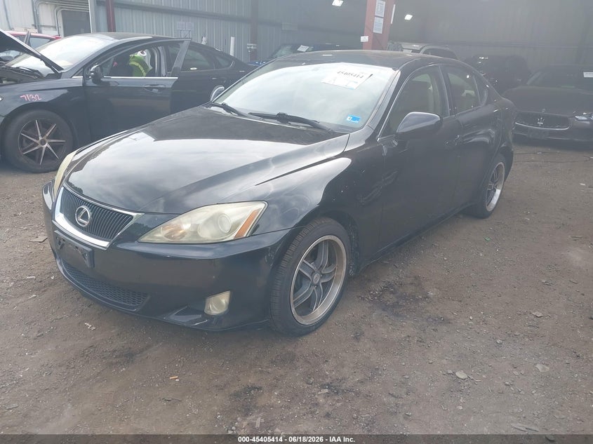 2006 Lexus Is VIN JTHCK262062001642 IAAI salvage auction — LEFT REAR, Clear (Virginia), sold $1,150 on 2026-07-19 (photo 2)