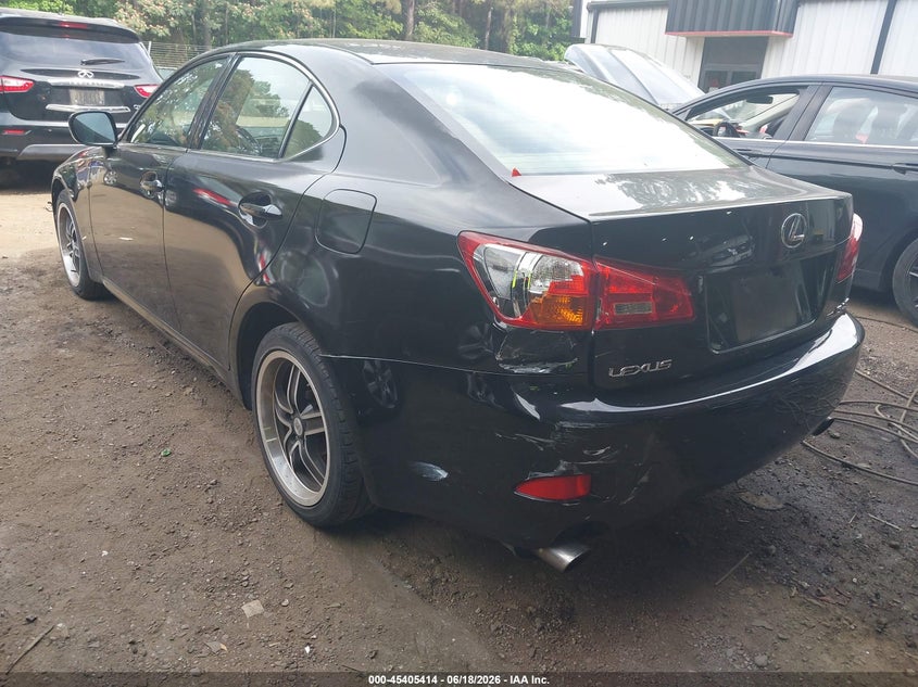 2006 Lexus Is VIN JTHCK262062001642 IAAI salvage auction — LEFT REAR, Clear (Virginia), sold $1,150 on 2026-07-19 (photo 3)