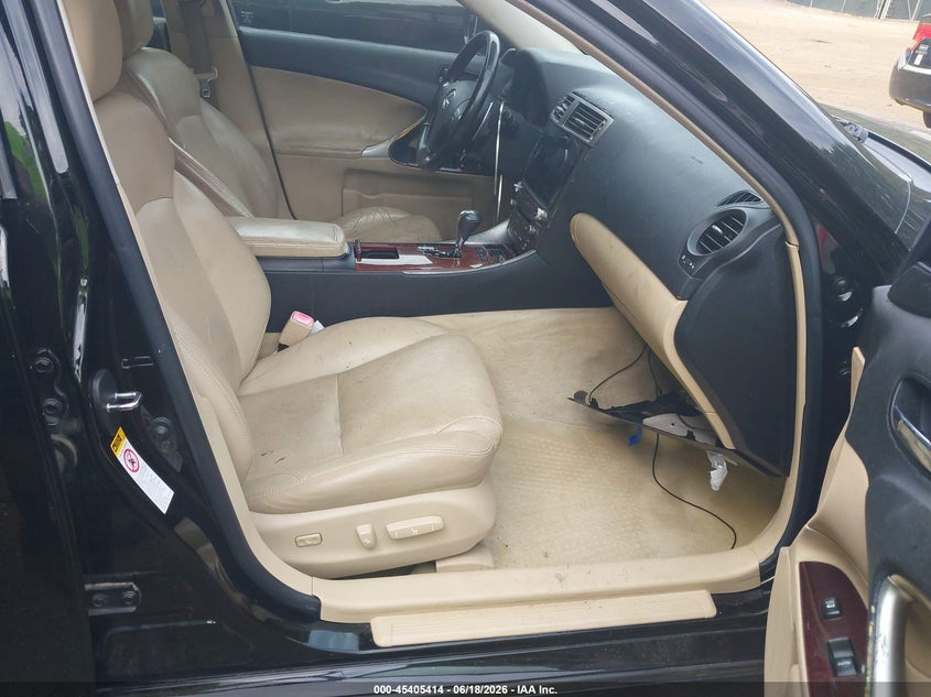 2006 Lexus Is VIN JTHCK262062001642 IAAI salvage auction — LEFT REAR, Clear (Virginia), sold $1,150 on 2026-07-19 (photo 5)