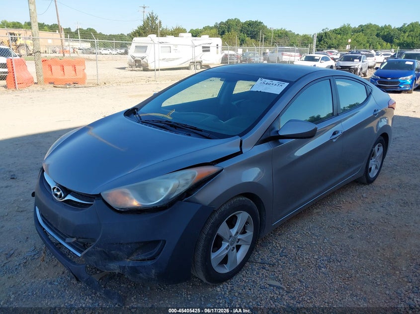 2011 Hyundai Elantra VIN KMHDH4AE7BU092646 IAAI salvage auction — FRONT END, Salvage (North Carolina), sold $475 on 2026-07-20 (photo 2)