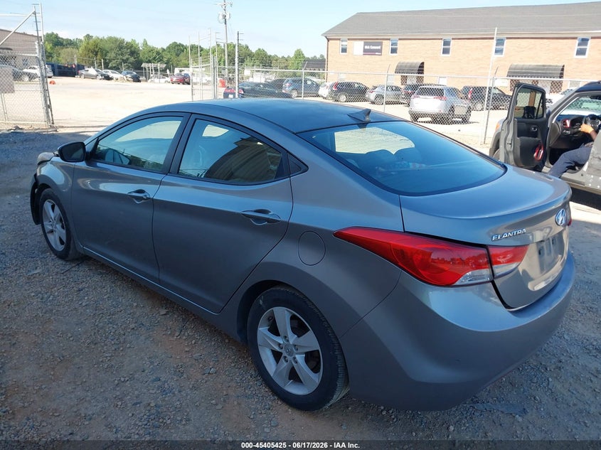 2011 Hyundai Elantra VIN KMHDH4AE7BU092646 IAAI salvage auction — FRONT END, Salvage (North Carolina), sold $475 on 2026-07-20 (photo 3)