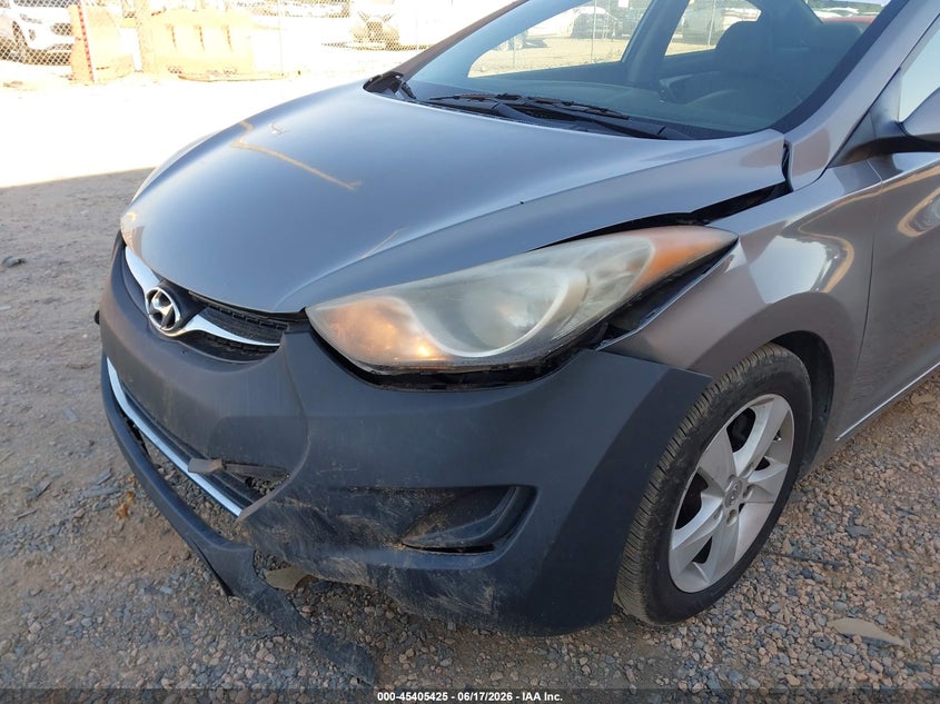 2011 Hyundai Elantra VIN KMHDH4AE7BU092646 IAAI salvage auction — FRONT END, Salvage (North Carolina), sold $475 on 2026-07-20 (photo 6)
