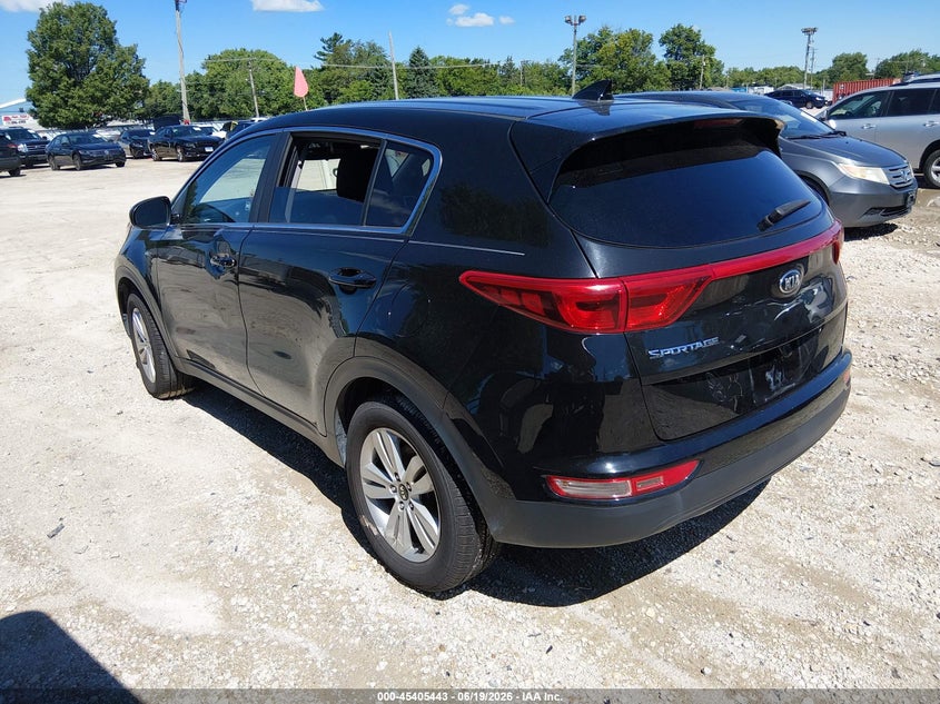 2017 Kia Sportage VIN KNDPMCAC9H7180207 IAAI salvage auction — ROOF, Salvage (Illinois), sold $2,450 on 2026-07-28 (photo 3)