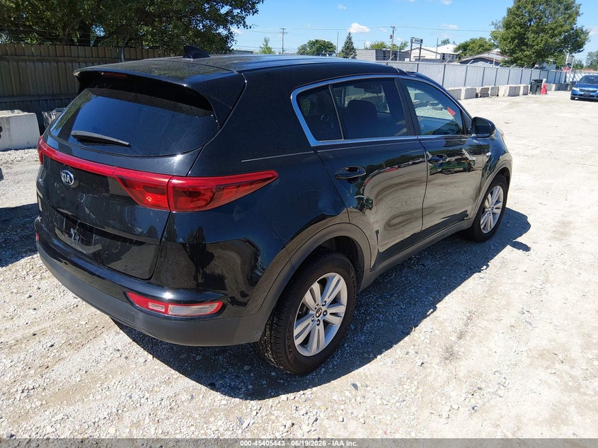 2017 Kia Sportage VIN KNDPMCAC9H7180207 IAAI salvage auction — ROOF, Salvage (Illinois), sold $2,450 on 2026-07-28 (photo 4)