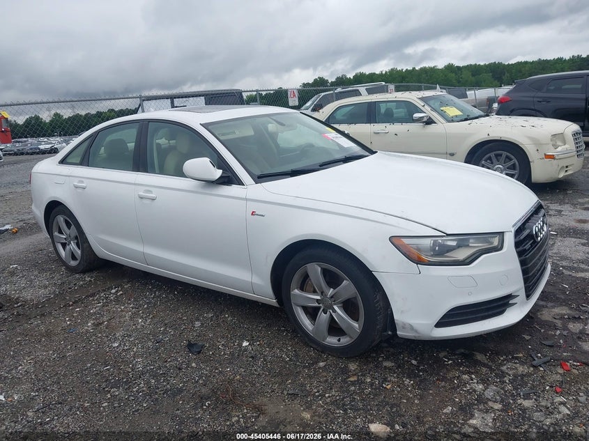 2012 Audi A6 VIN WAUGGAFC0CN173247 IAAI salvage auction — RIGHT FRONT, Salvage (Georgia), sold $1,425 on 2026-08-19 (photo 1)