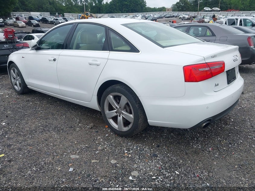 2012 Audi A6 VIN WAUGGAFC0CN173247 IAAI salvage auction — RIGHT FRONT, Salvage (Georgia), sold $1,425 on 2026-08-19 (photo 3)