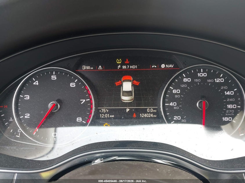 2012 Audi A6 VIN WAUGGAFC0CN173247 IAAI salvage auction — RIGHT FRONT, Salvage (Georgia), sold $1,425 on 2026-08-19 (photo 7)