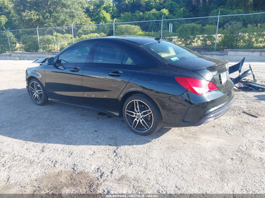2018 Mercedes-benz Cla-klasse VIN WDDSJ4EB9JN542540 IAAI salvage auction — FRONT & REAR, Rebuildable (Florida), sold $1,300 on 2026-07-17 (photo 3)
