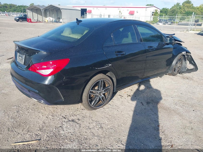 2018 Mercedes-benz Cla-klasse VIN WDDSJ4EB9JN542540 IAAI salvage auction — FRONT & REAR, Rebuildable (Florida), sold $1,300 on 2026-07-17 (photo 4)