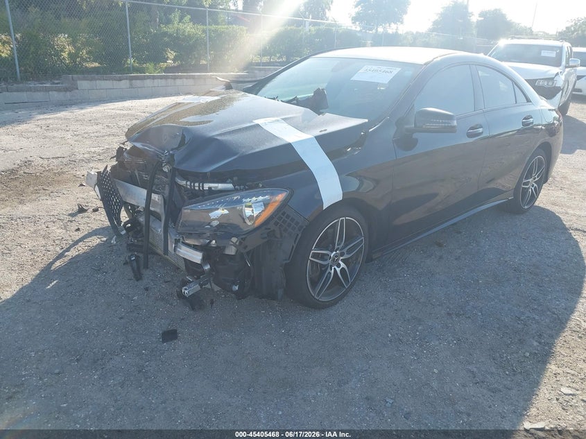 2018 Mercedes-benz Cla-klasse VIN WDDSJ4EB9JN542540 IAAI salvage auction — FRONT & REAR, Rebuildable (Florida), sold $1,300 on 2026-07-17 (photo 6)