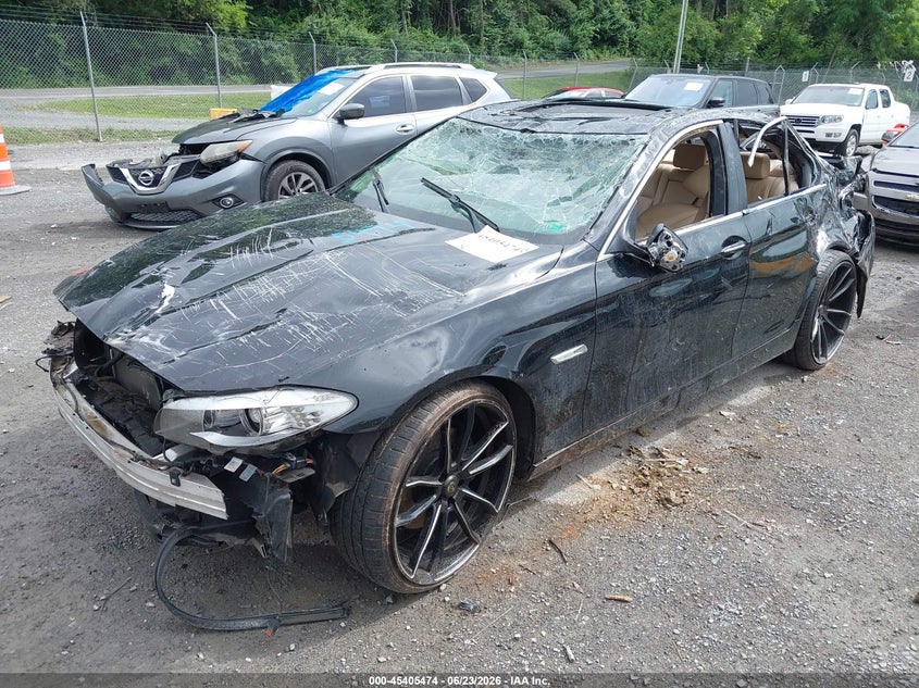 2011 BMW 5er VIN WBAFR9C5XBC757787 IAAI salvage auction — ROLLOVER, Clear (Virginia), sold $25 on 2026-07-21 (photo 2)