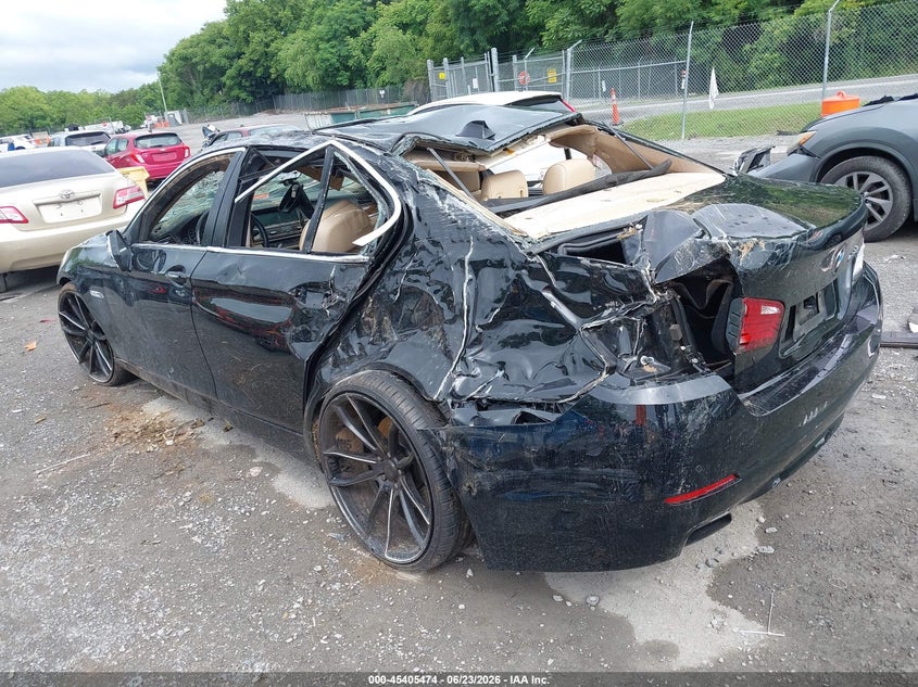 2011 BMW 5er VIN WBAFR9C5XBC757787 IAAI salvage auction — ROLLOVER, Clear (Virginia), sold $25 on 2026-07-21 (photo 3)