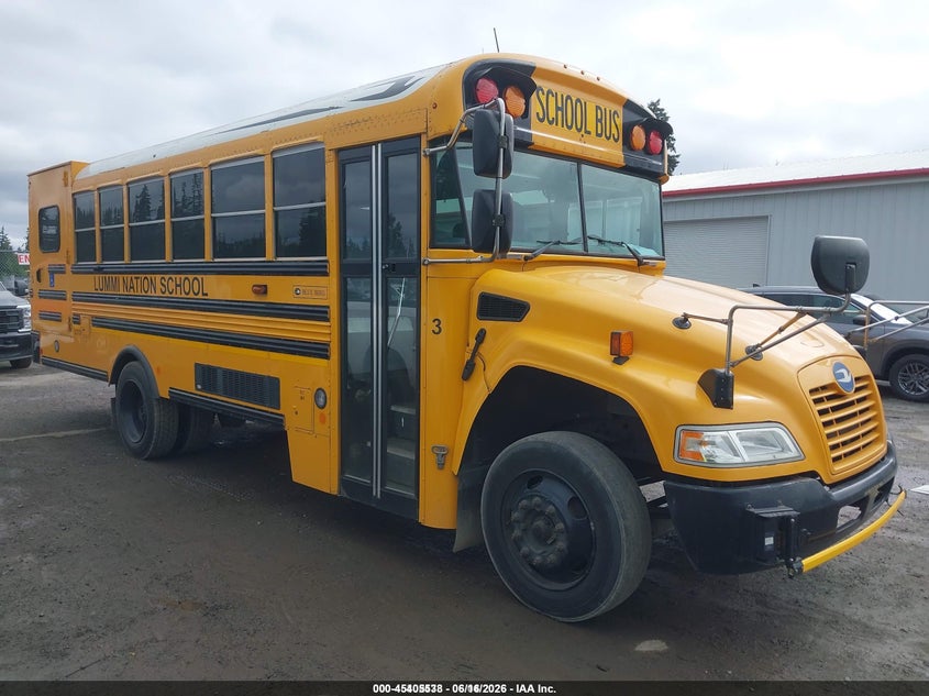 2015 Blue bird School bus / transit bus VIN 1BAKBCPA5FF313614 IAAI salvage auction — REAR END, Sf97 (Washington), sold $1,550 on 2026-07-29 (photo 2)
