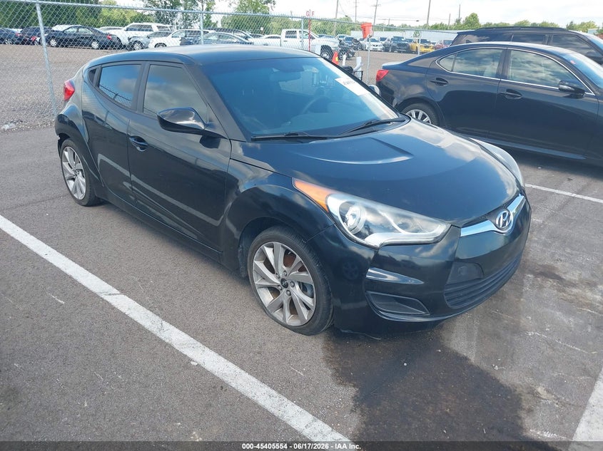 2016 Hyundai Veloster VIN KMHTC6AD5GU274687 IAAI salvage auction — REAR END, Salvage (Georgia), sold $500 on 2026-07-28 (photo 1)