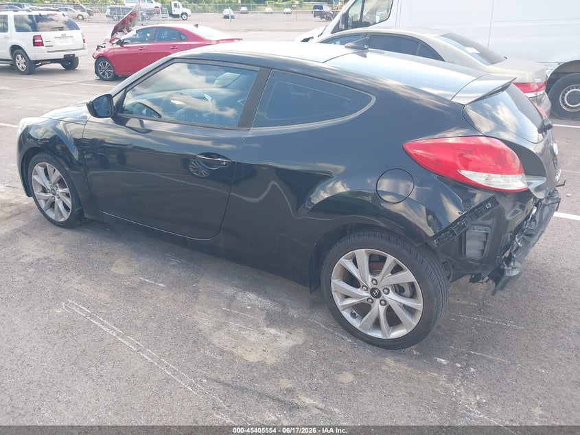 2016 Hyundai Veloster VIN KMHTC6AD5GU274687 IAAI salvage auction — REAR END, Salvage (Georgia), sold $500 on 2026-07-28 (photo 3)