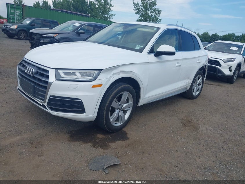 2018 Audi Q5 VIN WA1BNAFY4J2149699 IAAI salvage auction — LEFT SIDE, Salvage Title, sold $8,850 on 2026-07-14 (photo 2)