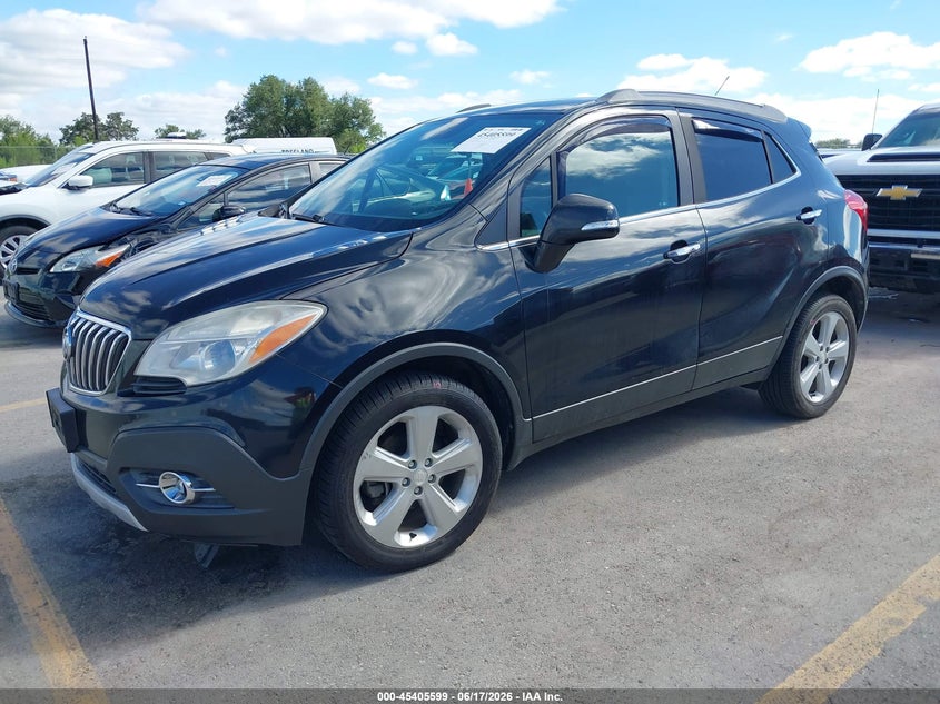 2016 Buick Encore VIN KL4CJBSBXGB660155 IAAI salvage auction — THEFT, Original (Texas), sold $700 on 2026-07-30 (photo 2)