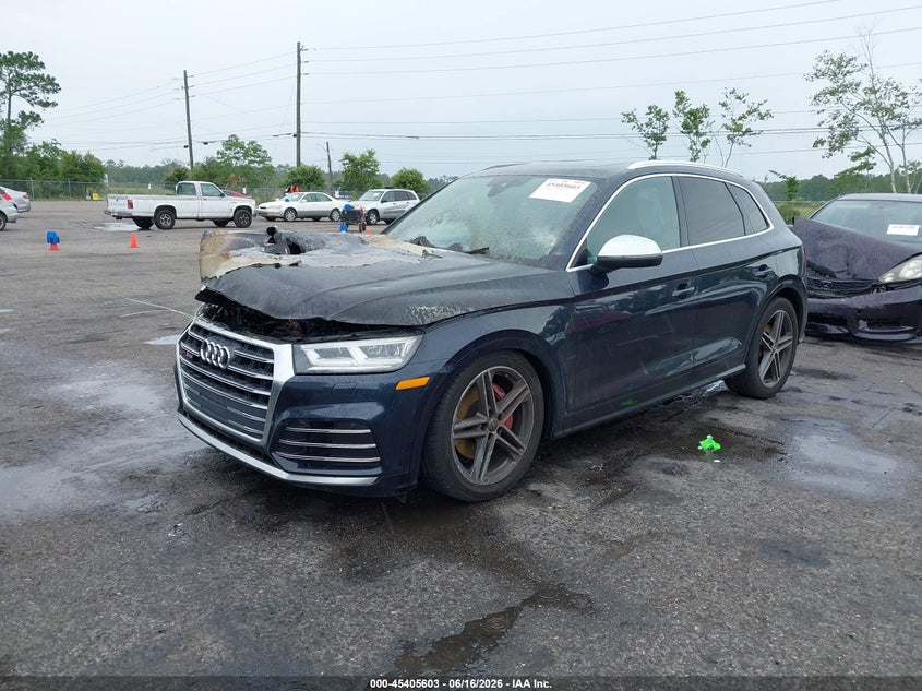 2019 Audi Sq5 VIN WA1B4BFY0K2079984 IAAI salvage auction — ENGINE BURN, Rebuildable (Florida), sold $925 on 2026-07-28 (photo 2)
