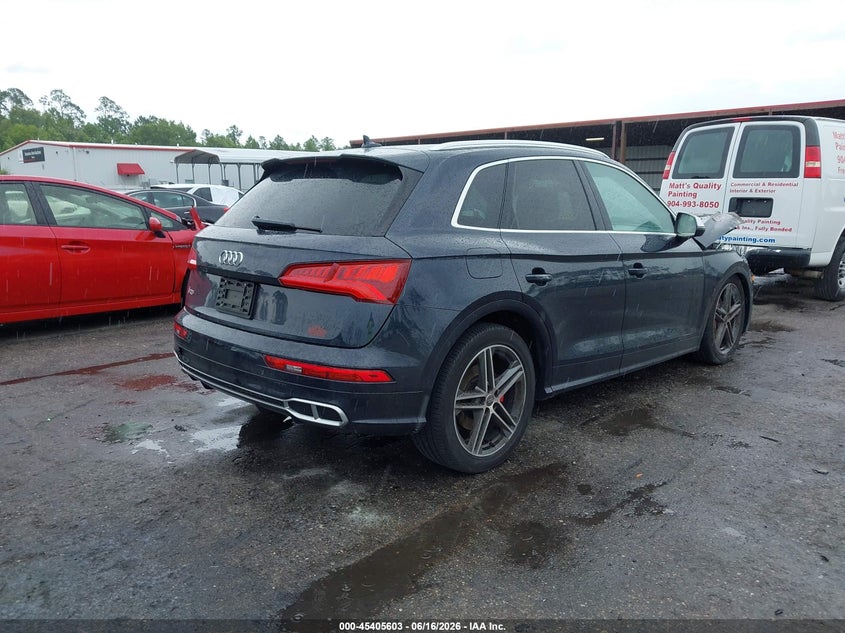 2019 Audi Sq5 VIN WA1B4BFY0K2079984 IAAI salvage auction — ENGINE BURN, Rebuildable (Florida), sold $925 on 2026-07-28 (photo 4)