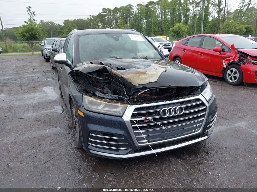 2019 Audi Sq5 VIN WA1B4BFY0K2079984 IAAI salvage auction — ENGINE BURN, Rebuildable (Florida), sold $925 on 2026-07-28 (photo 6)