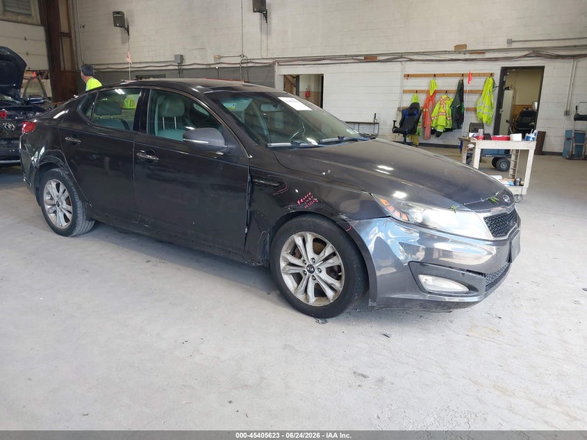 2011 Kia Optima VIN KNAGN4A73B5167555 IAAI salvage auction — RIGHT FRONT, Mv-907A (New York), sold $450 on 2026-07-15 (photo 1)